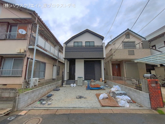 千葉県市川市稲荷木３丁目の新築戸建て外構写真 2026年4月9日撮影