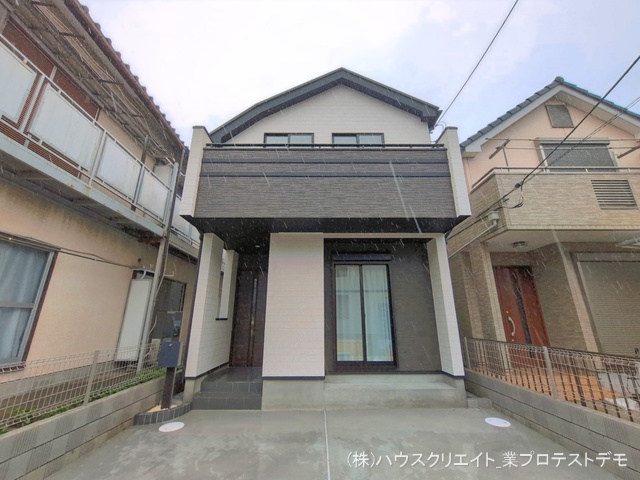 千葉県市川市稲荷木３丁目の新築戸建て完成写真 2026年4月26日撮影