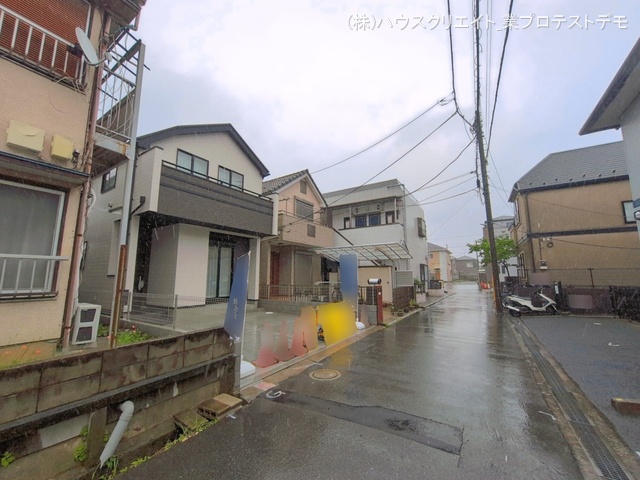 千葉県市川市稲荷木３丁目の新築戸建て完成写真 2026年4月26日撮影
