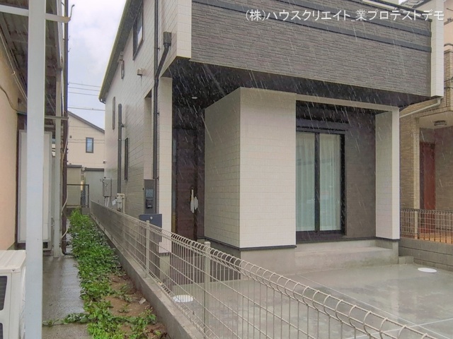 千葉県市川市稲荷木３丁目の新築戸建て完成写真 2026年4月26日撮影