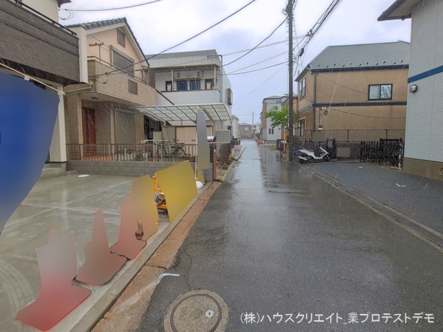 千葉県市川市稲荷木３丁目の新築戸建て完成写真 2026年4月26日撮影