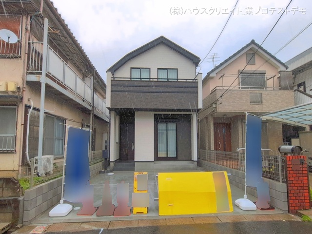 千葉県市川市稲荷木３丁目の新築戸建て完成写真 2026年4月26日撮影