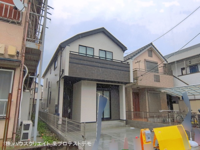 千葉県市川市稲荷木３丁目の新築戸建て完成写真 2026年4月26日撮影