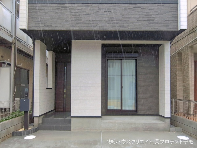 千葉県市川市稲荷木３丁目の新築戸建て完成写真 2026年4月26日撮影