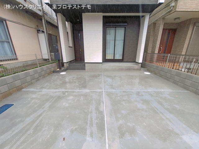 千葉県市川市稲荷木３丁目の新築戸建て完成写真 2026年4月26日撮影