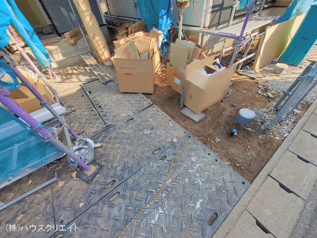 千葉県松戸市胡録台の新築戸建てシート写真 2026年1月14日撮影