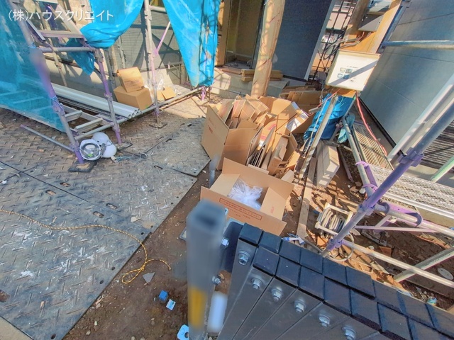 千葉県松戸市胡録台の新築戸建てシート写真 2026年1月14日撮影