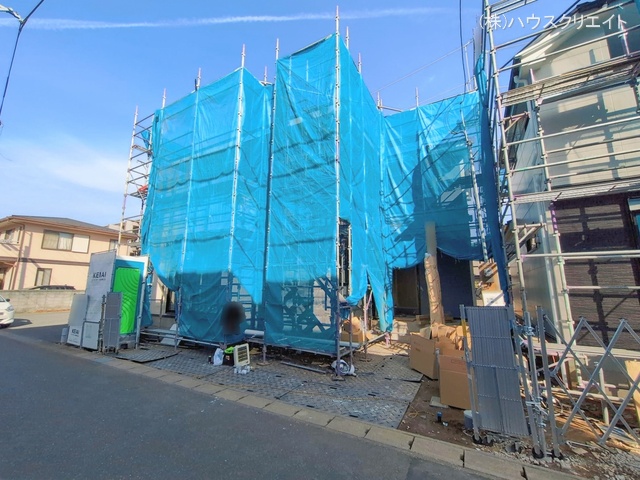 千葉県松戸市胡録台の新築戸建てシート写真 2026年1月14日撮影