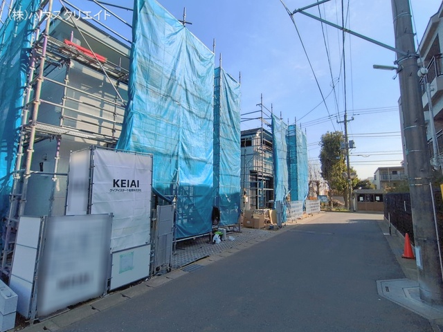 千葉県松戸市胡録台の新築戸建てシート写真 2026年1月14日撮影