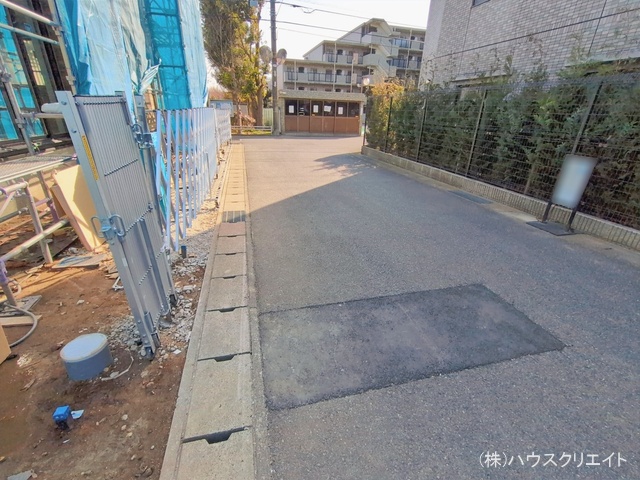 千葉県松戸市胡録台の新築戸建てシート写真 2026年1月14日撮影