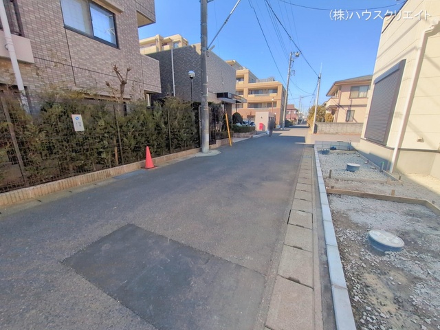 千葉県松戸市胡録台の新築戸建て外構写真 2026年2月3日撮影