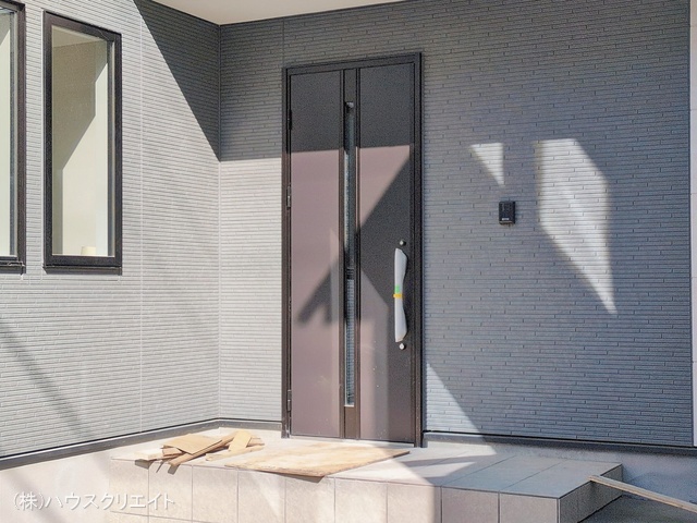 千葉県松戸市胡録台の新築戸建て外構写真 2026年2月3日撮影