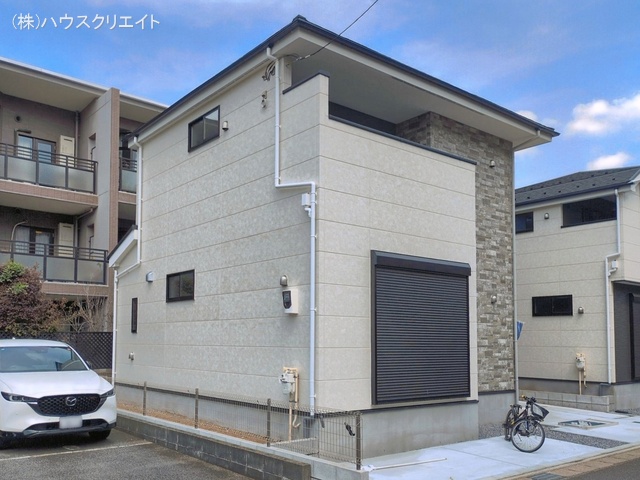 千葉県松戸市胡録台の新築戸建て完成写真 2026年4月13日撮影