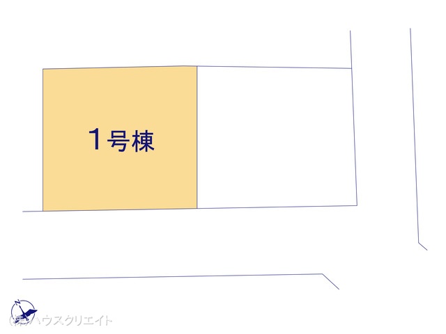 千葉県松戸市胡録台の新築戸建て全体区画図 ※図面と異なる場合は現況を優先