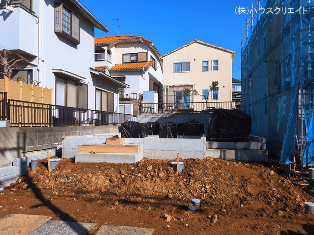 千葉県松戸市秋山の新築戸建て基礎写真 2026年3月10日撮影