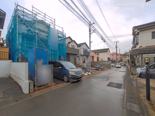 千葉県松戸市秋山の新築戸建てシート写真 2026年4月6日撮影
