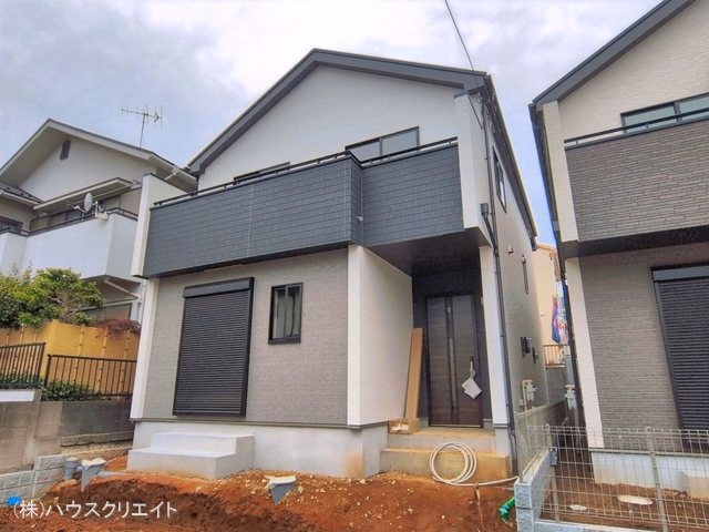 千葉県松戸市秋山の新築戸建て外構写真 2026年4月29日撮影