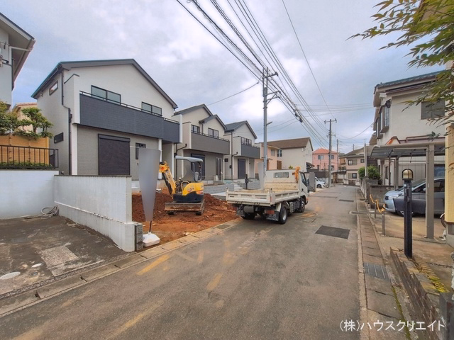 千葉県松戸市秋山の新築戸建て外構写真 2026年4月29日撮影
