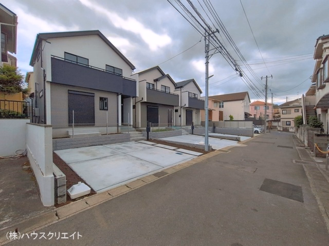 千葉県松戸市秋山の新築戸建て完成写真 2026年6月3日撮影