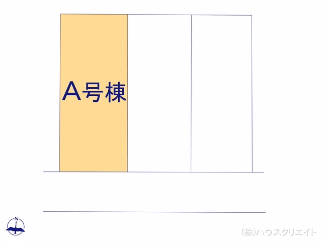 千葉県松戸市秋山の新築戸建て全体区画図 ※図面と異なる場合は現況を優先