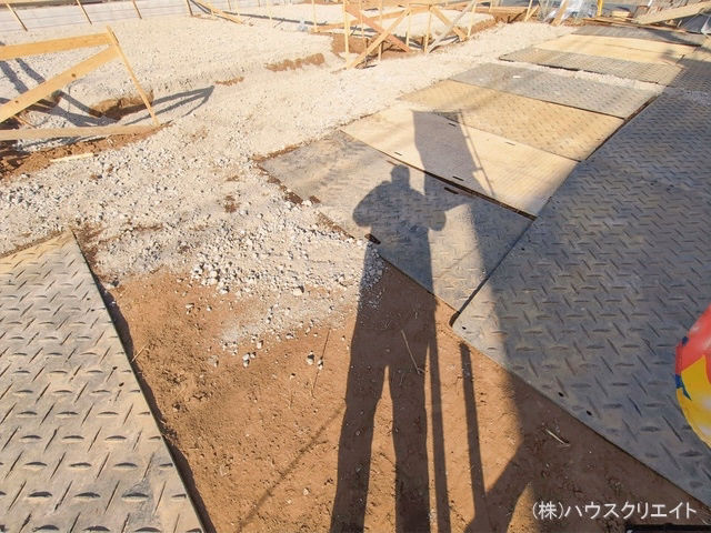 千葉県松戸市常盤平5丁目の新築戸建て基礎写真 2026年1月25日撮影