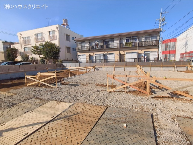 千葉県松戸市常盤平5丁目の新築戸建て基礎写真 2026年1月25日撮影