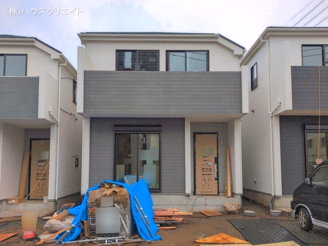 千葉県松戸市常盤平5丁目の新築戸建て外構写真 2026年4月1日撮影