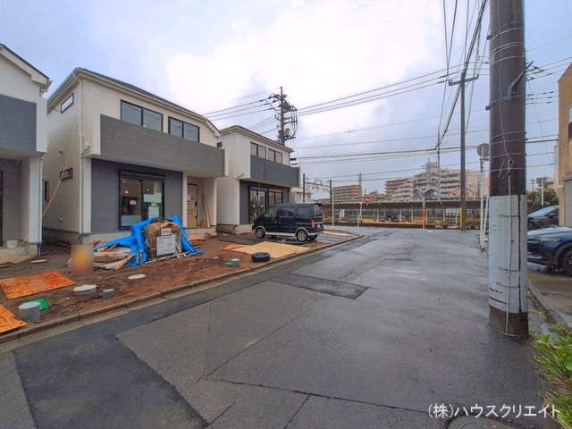 千葉県松戸市常盤平5丁目の新築戸建て外構写真 2026年4月1日撮影