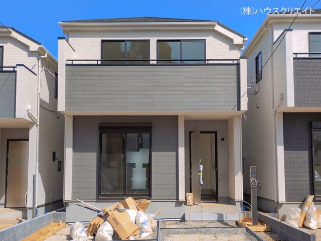 千葉県松戸市常盤平5丁目の新築戸建て外構写真 2026年4月21日撮影