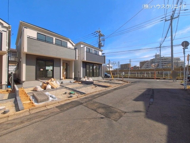 千葉県松戸市常盤平5丁目の新築戸建て外構写真 2026年4月21日撮影
