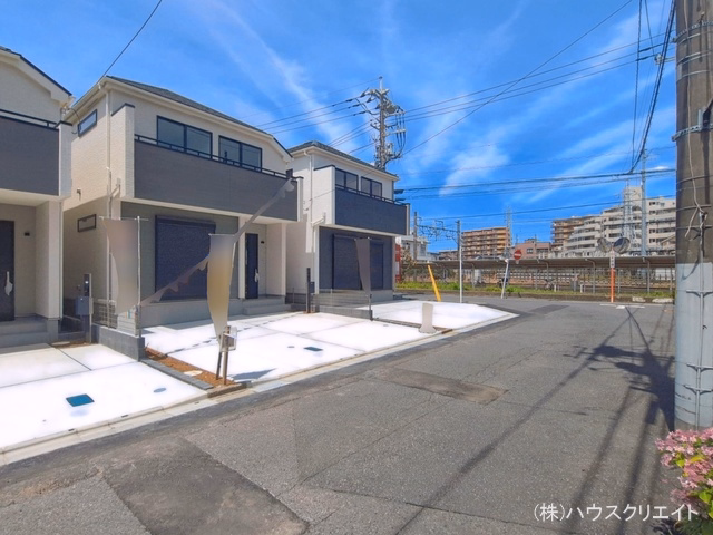 千葉県松戸市常盤平5丁目の新築戸建て完成写真 2026年6月15日撮影