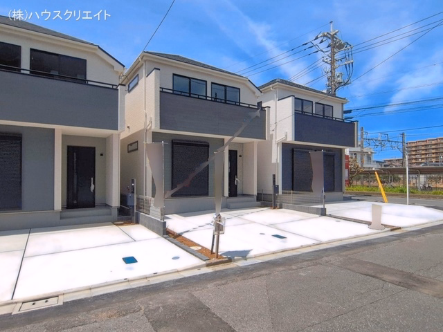 千葉県松戸市常盤平5丁目の新築戸建て完成写真 2026年6月15日撮影