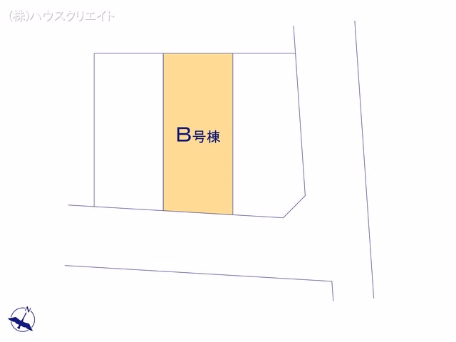 千葉県松戸市常盤平5丁目の新築戸建て全体区画図 ※図面と異なる場合は現況を優先