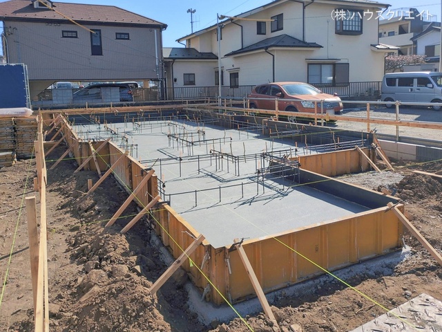千葉県松戸市松戸新田の新築戸建て基礎写真 2026年2月3日撮影