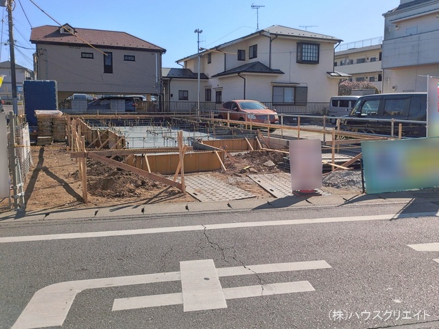 千葉県松戸市松戸新田の新築戸建て基礎写真 2026年2月3日撮影