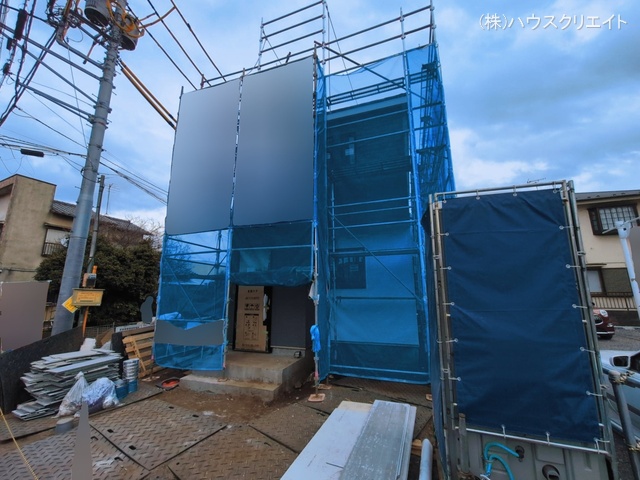 千葉県松戸市松戸新田の新築戸建てシート写真 2026年3月17日撮影