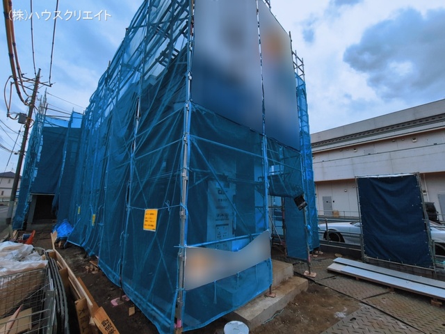 千葉県松戸市松戸新田の新築戸建てシート写真 2026年3月17日撮影