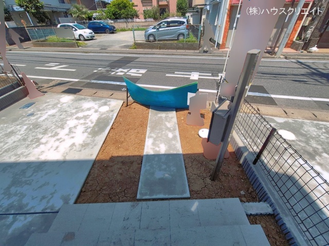 千葉県松戸市松戸新田の新築戸建て外構写真 2026年5月12日撮影