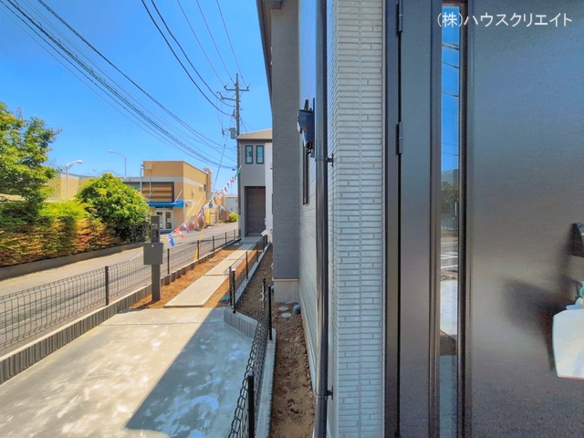 千葉県松戸市松戸新田の新築戸建て外構写真 2026年5月12日撮影