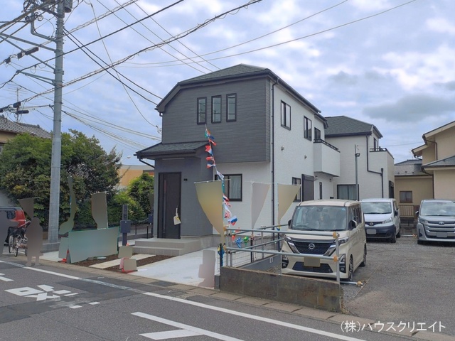 千葉県松戸市松戸新田の新築戸建て完成写真 2026年6月9日撮影