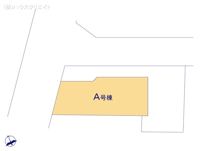 千葉県松戸市松戸新田の新築戸建て全体区画図 ※図面と異なる場合は現況を優先