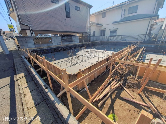 千葉県松戸市松戸新田の新築戸建て基礎写真 2026年2月3日撮影
