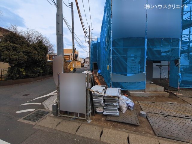 千葉県松戸市松戸新田の新築戸建てシート写真 2026年3月17日撮影