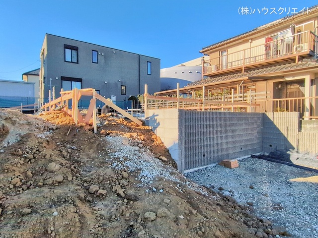 千葉県柏市逆井藤ノ台の新築戸建て基礎写真 2026年1月22日撮影