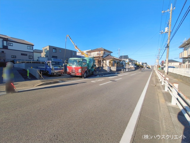千葉県柏市逆井藤ノ台の新築戸建て基礎写真 2026年1月28日撮影