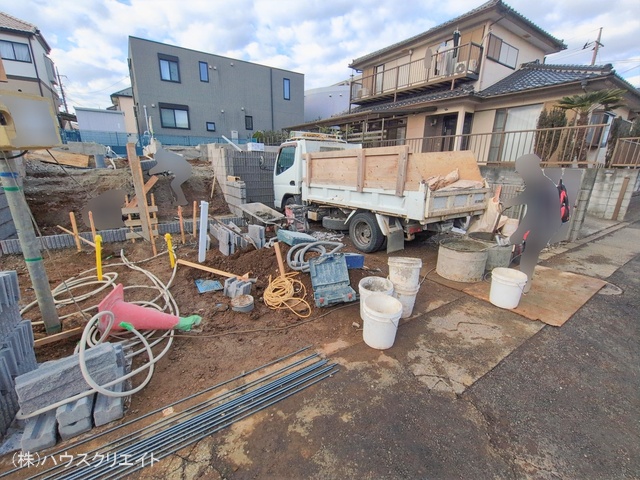千葉県柏市逆井藤ノ台の新築戸建て基礎写真 2026年2月12日撮影