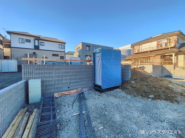千葉県柏市逆井藤ノ台の新築戸建て基礎写真 2026年1月22日撮影