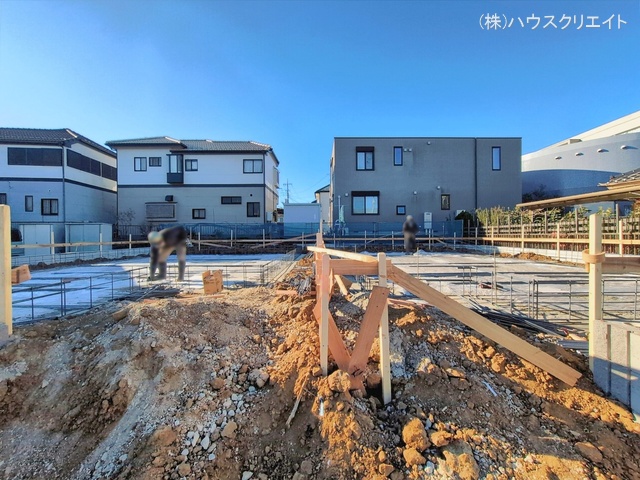千葉県柏市逆井藤ノ台の新築戸建て基礎写真 2026年1月22日撮影