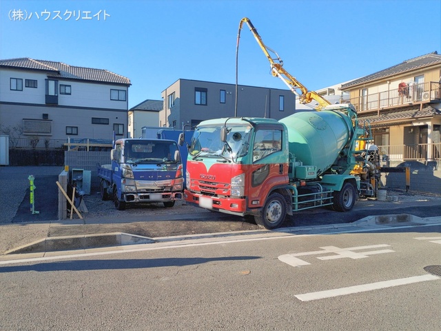 千葉県柏市逆井藤ノ台の新築戸建て基礎写真 2026年1月28日撮影