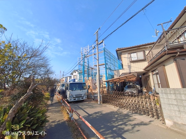 千葉県松戸市小山の新築戸建て上棟写真 2026年1月26日撮影
